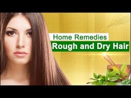 Treat dry, brittle hair with a small amount of butter for a glossy shine. Home Remedies For Dry Frizzy Rough Hair Dry Hair Treatment Youtube