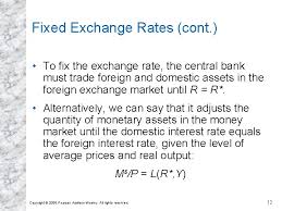 This additional rate of interest will be applicable on fresh deposits opened as well as on deposits renewed during the period of the scheme. Chapter 17 Fixed Exchange Rates And Foreign Exchange