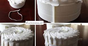 Flickensalat Ein Windel Trike Diy Windeltorte Selber Machen Windel Baby Geschenke Basteln