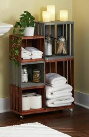 Weinkisten Regal Mit Radern Fur Das Bad Aufbewahrung Bad Das Fur Mit Radern Regal Weinkisten Diy Bathroom Storage Diy Furniture Home Decor