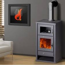 Poele A Bois Avec Four 16 Kw Belleza Deluxe F En 2020 Poele A Bois Bois Et Poele A Bois Moderne