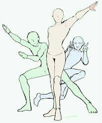 Image Result For 3 Person Poses Drawing Anime Poses Reference Art Reference Poses Art Reference Photos