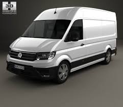 3d Model Of Volkswagen Crafter Panel Van L1h2 2017 Volkswagen Van 3d Model