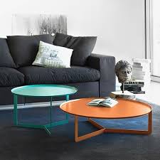 Monoqi Round 3 Table Orange Low Coffee Table Outdoor Coffee Tables Round Coffee Table
