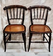The cane side chairs with the ever popular bentwood frame are a stunning chair. Regency Cane Side Chairs Set Of 2 For Sale At Pamono