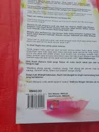 Menyakiti hati seseorang, penyesalannya bukan sekarang, tapi nanti saat. Novel Melayu Rindu Awak Separuh Nyawa Books Stationery Books On Carousell