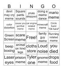 On january 30th, 2011, a page titled glowing eyes was created on tv tropes, describing the use of glowing eyes in media as a way to show off. Medica Meme Bingo Card