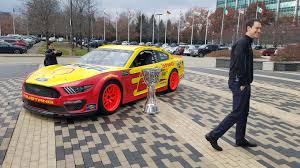 The most successful drivers are inextricably linked to the car numbers they've enjoyed the most success with. Ford And Logano Bring Home Nascar Trophies To Dearborn