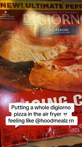 #airfryer #pizza #pizzatime #airfryertiktok @Hoodmeals