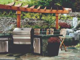 outdoor kitchen
