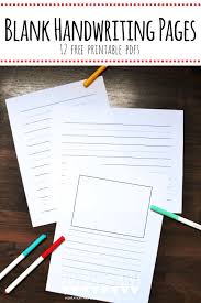 Free psd mockups templates for packaging magazine, book, stationery, apparel, device, mobile, editorial, packaging, business cards, ipad, macbook, glassware. Blank Handwriting Sheets 12 Styles Mary Martha Mama