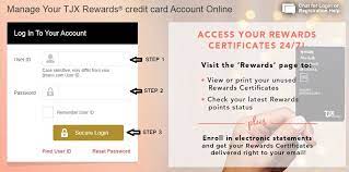 One can make the payment of the bill from anywhere on the date of payment. Tjmaxx Credit Card Login Online At Tjx Syf Com