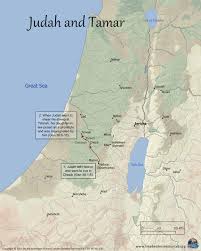 But where are they today? Map Of Judah And Tamar Headwaters Christian Resources