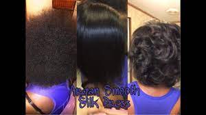 Argan Smooth Silk Press On Natural Hair Youtube