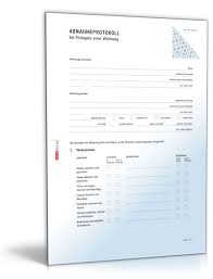 Für die rückgabe der mietsache an den vermieter. Abnahmeprotokoll Wohnungsubergabe Muster Vorlage Zum Download