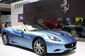 Blue Ferrari California Ferrari California Ferrari Convertible California Convertible