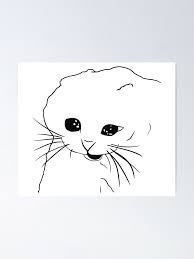 Screaming Crying Cat Meme Poster By Maddysarts Redbubble