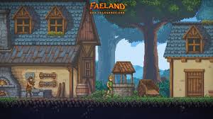 Faeland Forest Town Faeland Faelandgame Talegames Pixelart Platformer Metroidvania Pixel Art Landscape Pixel Art Pixel Art Games