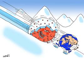 کرونا جهان را تهدید می‌کند +کاریکاتور | خبرگزاری صدا و سیما