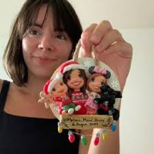 Personalized Disney Christmas Ornament by Lucy's Clay Designs