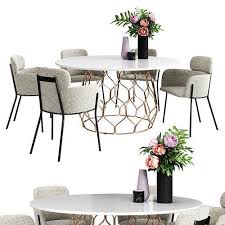 Maybe you would like to learn more about one of these? Cb2 Azalea Chair And Circuit Dining Table 3d Model Cgtrader