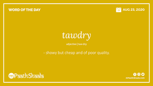 The name of st audrey itself was a corruption of st ethelreda. Tawdry Mpaathshaala