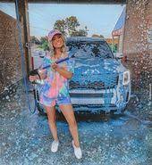 When Your Carwash Matches Your Outfit Car Wash Outfits New Cars