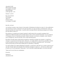 Marketing Coordinator Job Application Letter How To Write A Marketing C Job Application Cover Letter Application Cover Letter Job Application Letter Template