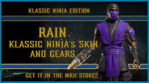 Each character has a large number of different skins to unlock in mortal kombat 11, with them being found in many different game modes. How To Unlock Rain Klassic Ninja Skin Mortalkombat11