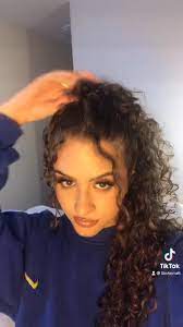 Slick Hairstyle For Curly Hair Video In 2021 Curly Hair Tips Curly Hair Styles Big Curly Hair