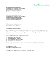 Voorbeeld Offerte