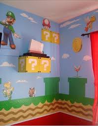 Super Mario Bros Bedroom By Erinfist Mario Bros Room Super Mario Room Mario Room