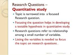 Research Questions And Research Objectives
