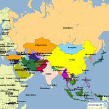 Ferienwohnungen asien pauschalreisen asien flüge asien restaurants asien sehenswürdigkeiten asien reiseforum asien fotos asien karte asien. Stepmap Asien Staaten Landkarte Fur Asien