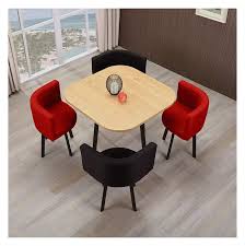 See more ideas about classic dining room, pedestal dining table, dining table. Best Choice Product Table And Chair Set Furniture Dining Table And Chair Combination Living Room Balcony Leisure Table Office Reception Negotiation Table Coffee Shop Hotel Lxyyy Color Red Black Buy Online At