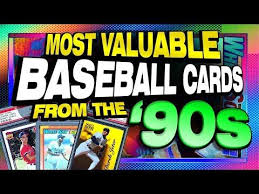Top 25 Most Valuable Baseball Cards From The 1990 S Rookie Cards Only Youtube In 2020 Baseball Cards Cards Baseball