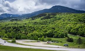 It was cloudy when we started and a downpour when we returned. Mount Washington Auto Road Drive Hike Bike Travel