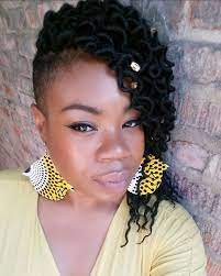 My Hair Journey Crochet Faux Locs And Shave Sides Vacation Hairstyle Of Braids With Shaved Sides Vacation Hairstyles Cute Hairstyles For Short Hair