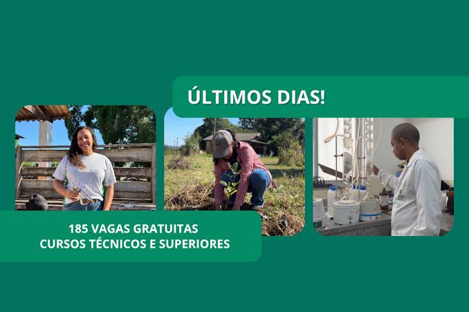 &Uacute;ltimos dias: IFMT Campus C&aacute;ceres oferece 185 vagas em cursos t&eacute;cnicos e superiores gratuitos - IFMT | Campus C&aacute;ceres Prof. Oleg&aacute;rio Baldo