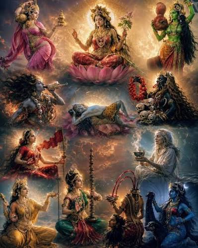 The Dasha Mahavidyas, the Ten Great Wisdom Goddesses of Sanatan Dharma, represent the complete spectrum of the Divine Feminine and reveal the many paths to spiritual awakening. They are Kali, the dest