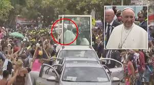 Pope Francis left with black eye after ...