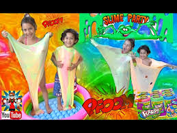 Slime Pool Party Fun For Kids Youtube