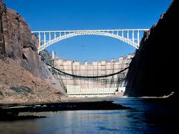 Route 89 across the colorado river. Glen Canyon Dam Upper Colorado Region Bureau Of Reclamation