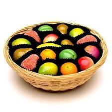Corbeille De Fruits En Pate D Amande Fruits De Noel Corbeille De Fruits Pate D Amande
