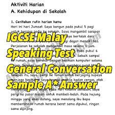 You can't easily share the hard copy in case of the original one with anyone living in another country. Igcse Malay Speaking Sample Answer Textbooks On Carousell
