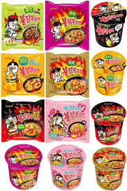 Samyang Hot Flavor Chicken Stir Fried Noodle Korean Instant Ramen Noodles Meal Ramen Flavors Spicy Korean Noodles Korean Food