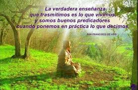 Francisco De Asis La Verdadera Ensenanza Que Trasmitimos Es Lo Que Vivimos Y Somos Buenos Predicadores Cuando Ponemos En Practica Lo Q Cristo Rey Tree Assisi