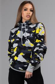Black And Neon Green Champion Hoodie Super Warm And Super Fly The Champion Superfleece Camo Hoodie Is A Bright And Vibrant Remixed Camo Hoodie Comp Drawstring Neckline Clothing Brand Camo Hoodie