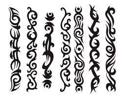 Black Seven Tribal Armband Tattoo Design Tribal Armband Tattoo Armband Tattoo Design Maori Tattoo