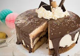 Cremige Bananensplit Torte Recipe Baking Food Cake